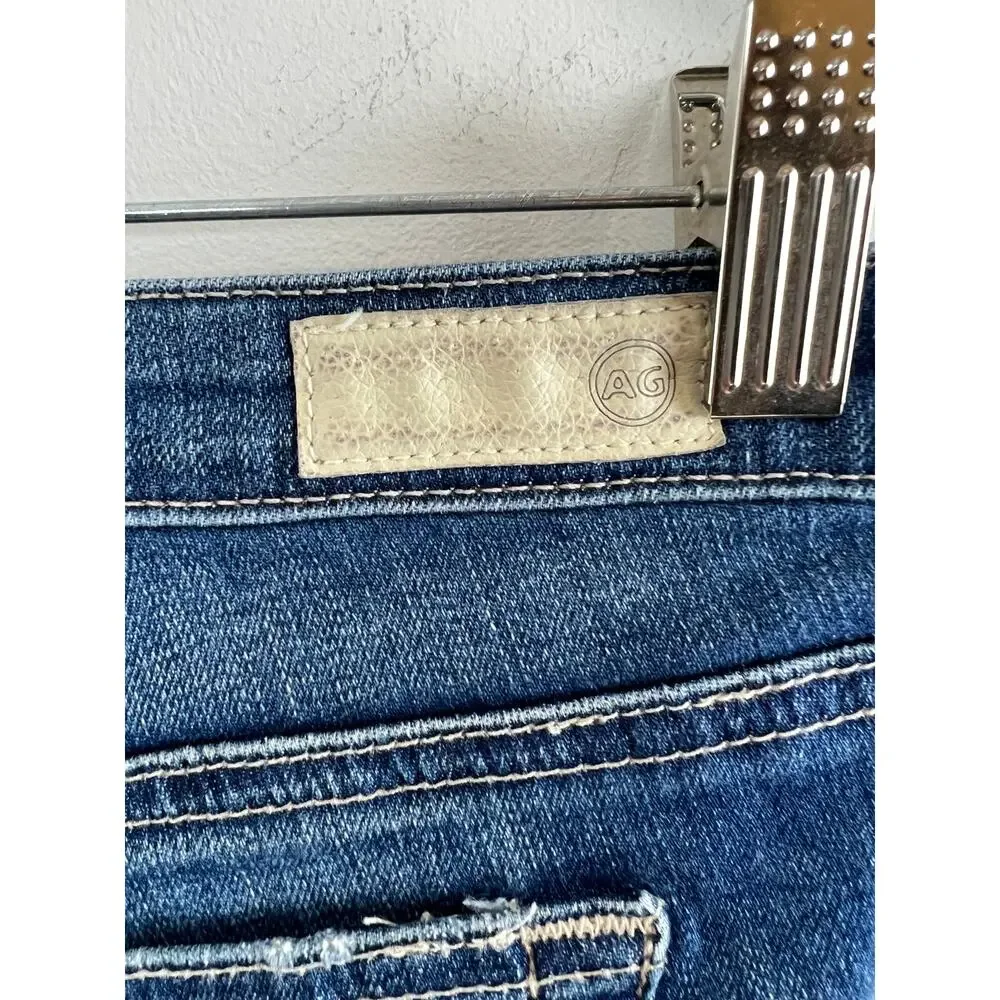 AG-ED Denim Blue 11 Year Swapmeet Wash Cotton Blend Denim Jeans Jeggings 29 R